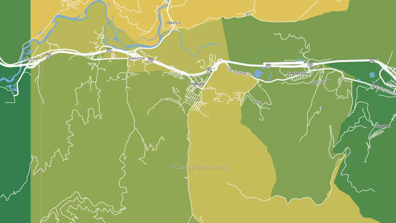 83850, ID Map of Vehicle Theft Rates