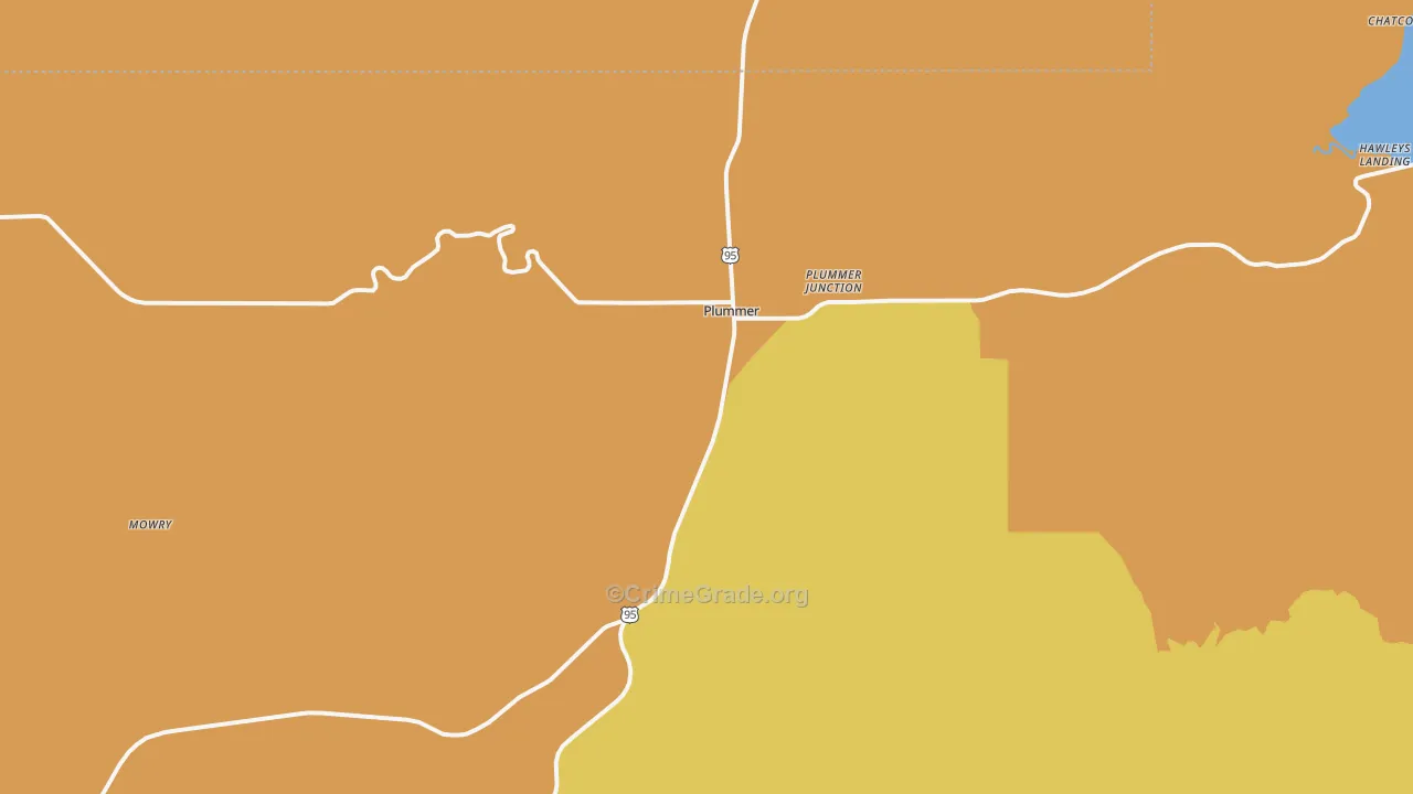 83851, ID Map of Vehicle Theft Rates