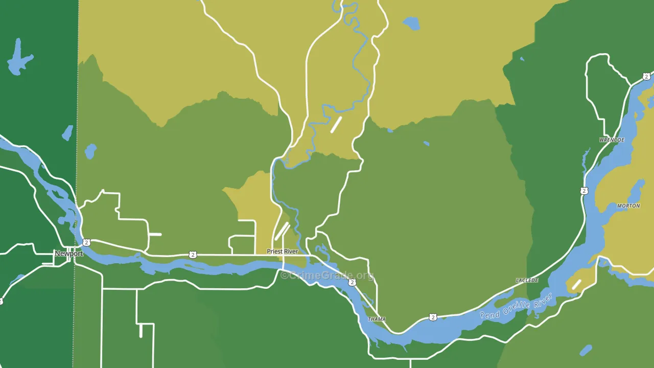 83856, ID Map of Vehicle Theft Rates