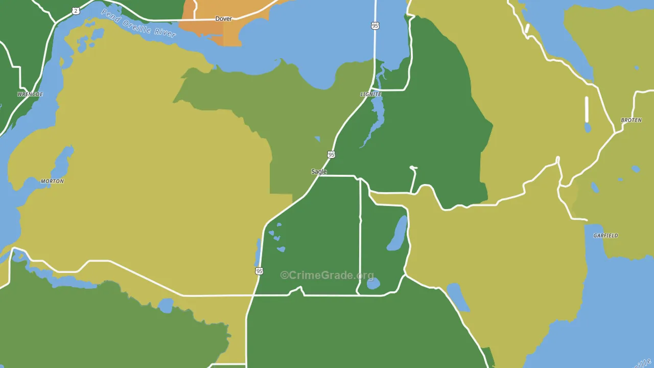83860, ID Map of Vehicle Theft Rates