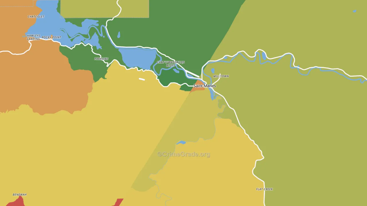 83861, ID Map of Vehicle Theft Rates