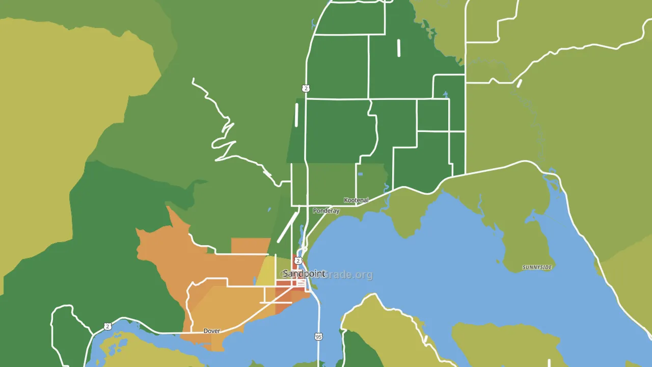 83864, ID Map of Vehicle Theft Rates