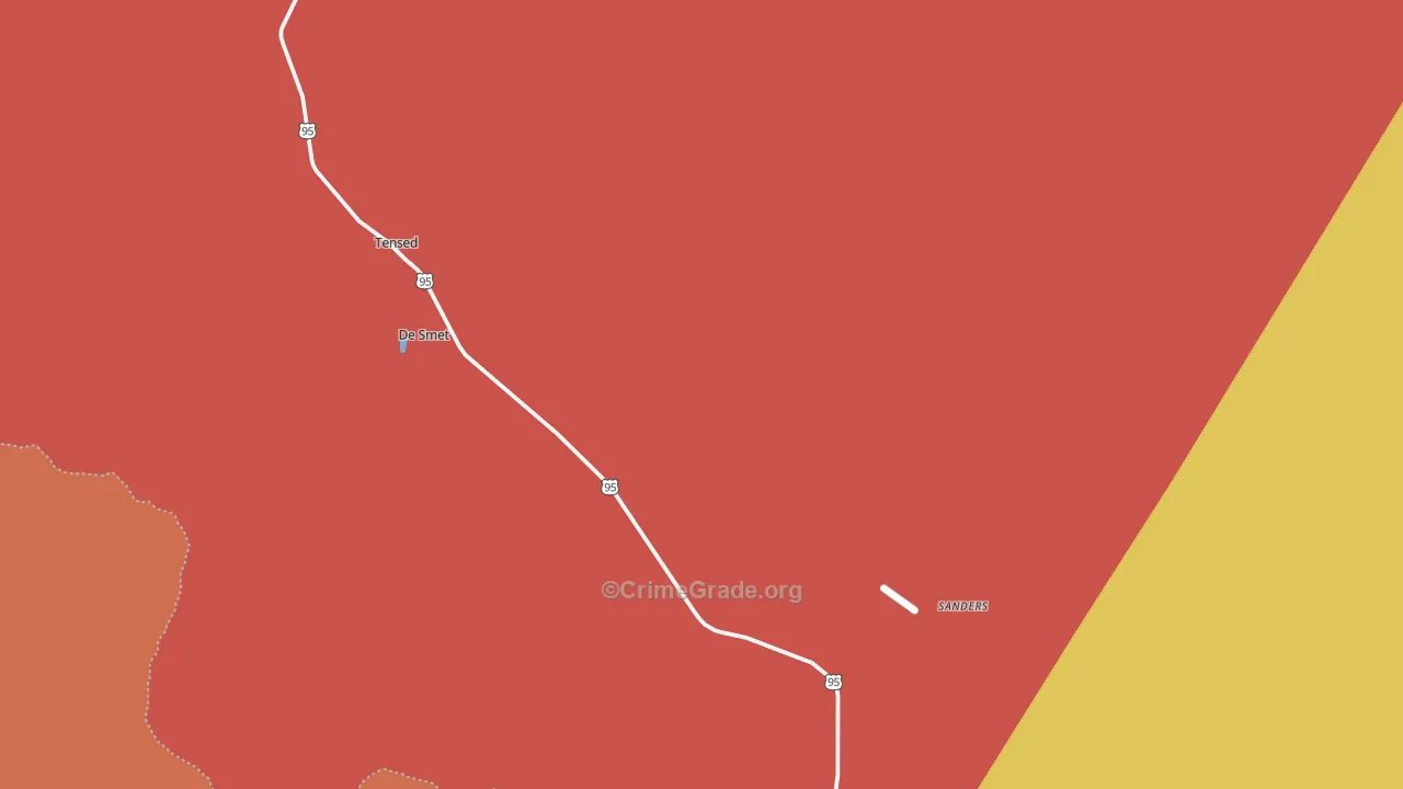 83870, ID Map of Vehicle Theft Rates