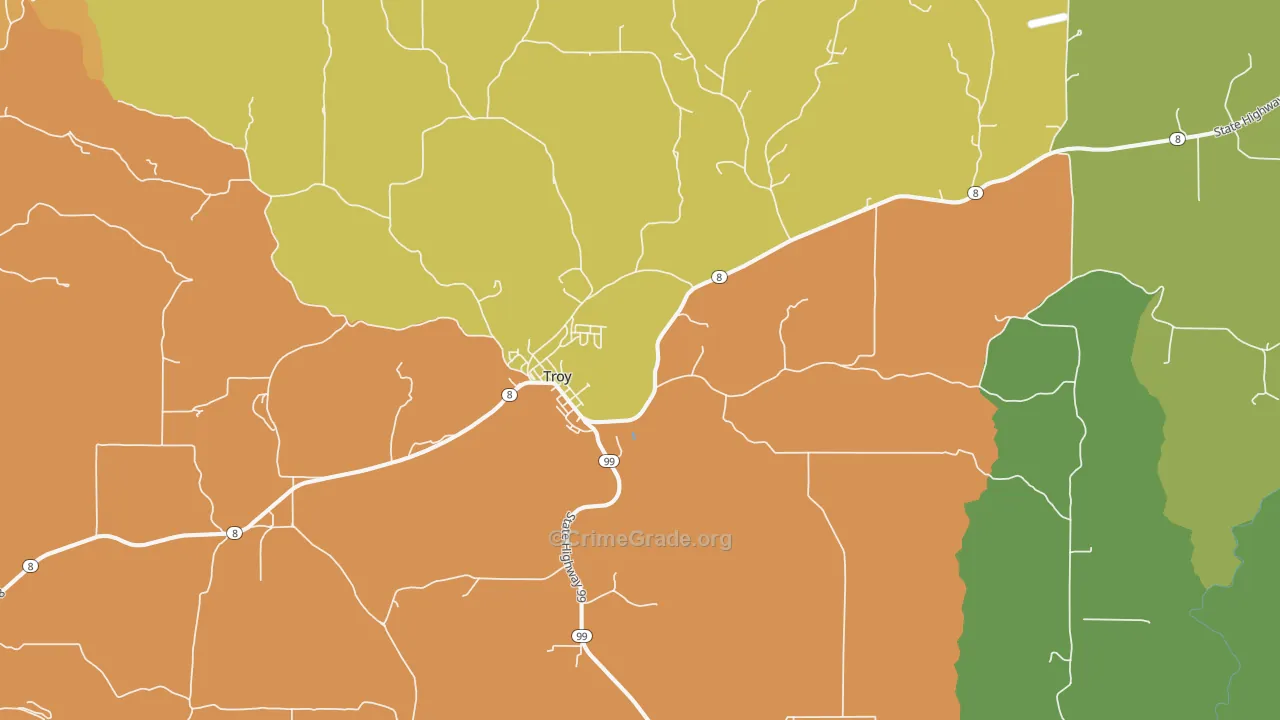83871, ID Map of Vehicle Theft Rates