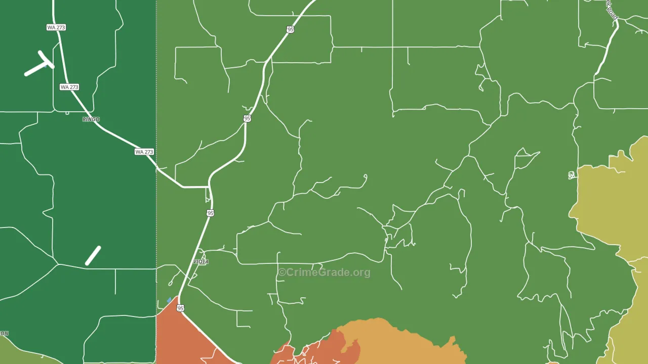 83872, ID Map of Vehicle Theft Rates
