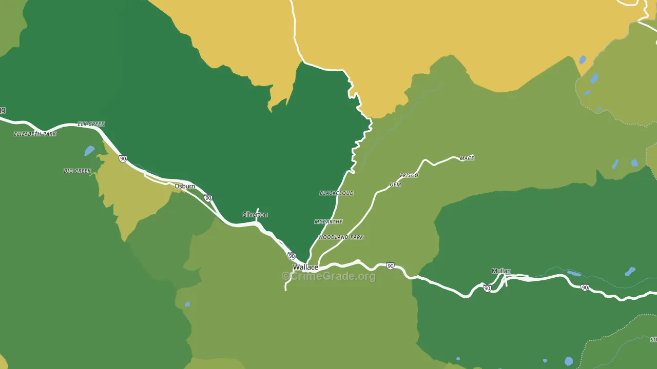 83873, ID Map of Vehicle Theft Rates