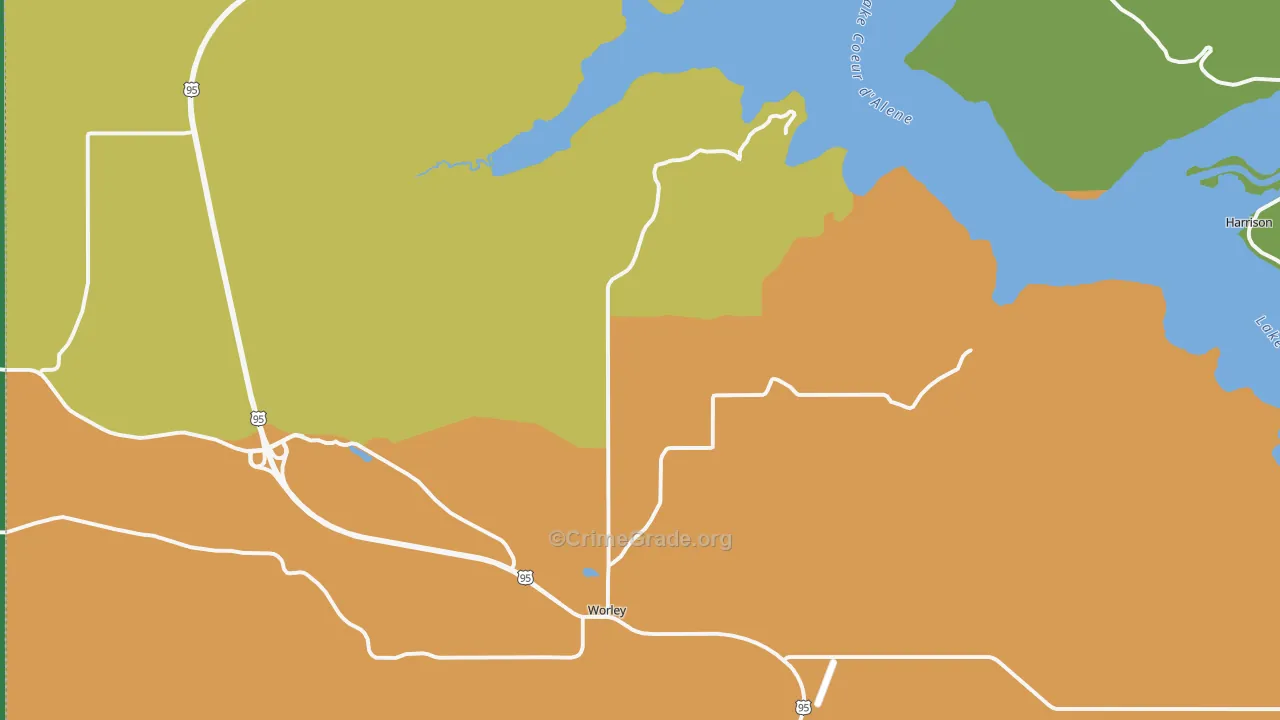 83876, ID Map of Vehicle Theft Rates