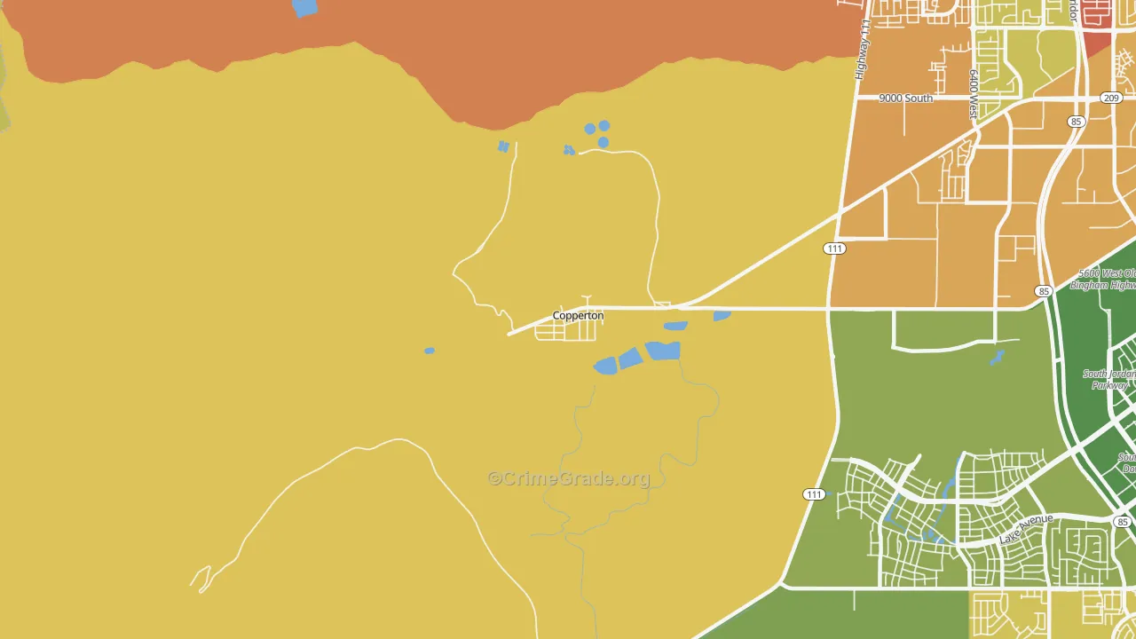 84006, UT Map of Vehicle Theft Rates