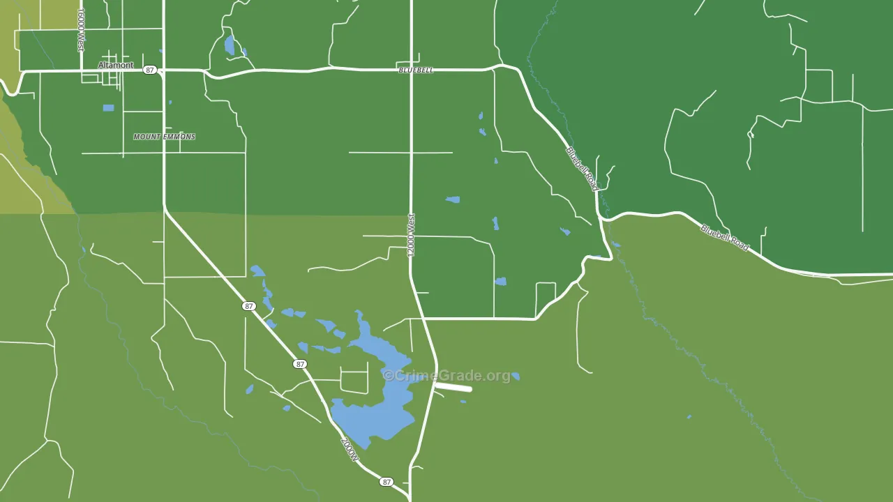 84007, UT Map of Vehicle Theft Rates
