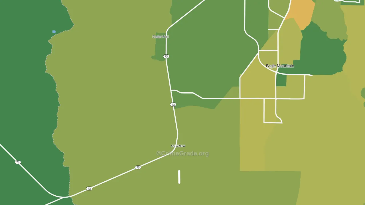 84013, UT Map of Vehicle Theft Rates
