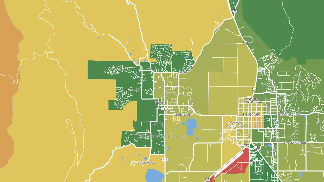 84049, UT Map of Vehicle Theft Rates