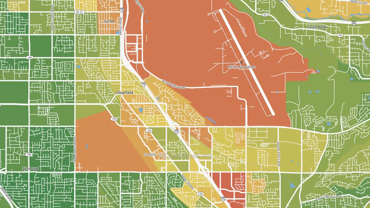 84056, UT Map of Vehicle Theft Rates