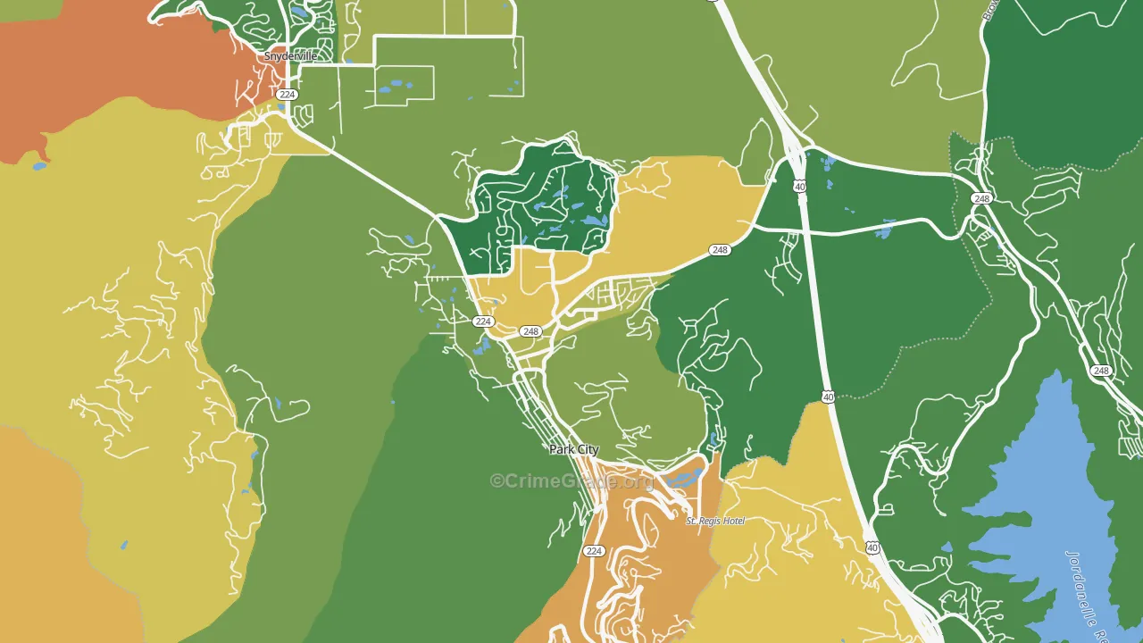 84060, UT Map of Vehicle Theft Rates