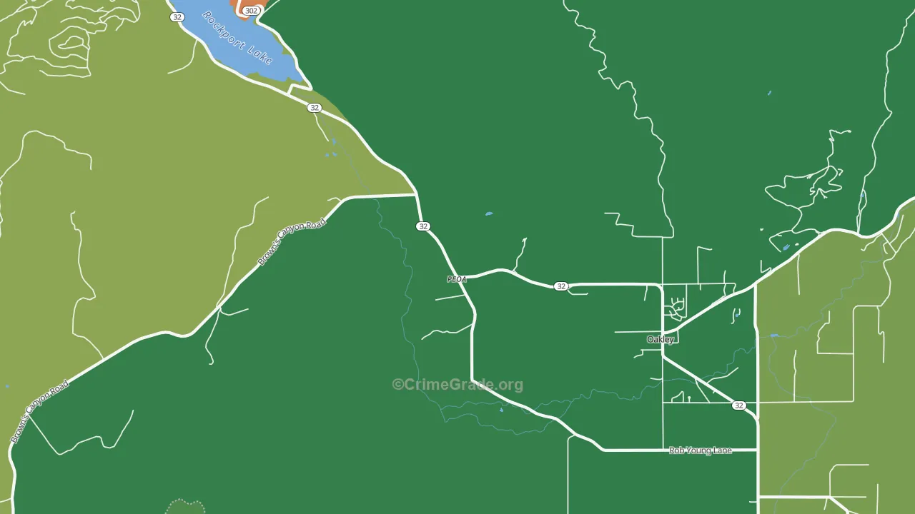 84061, UT Map of Vehicle Theft Rates
