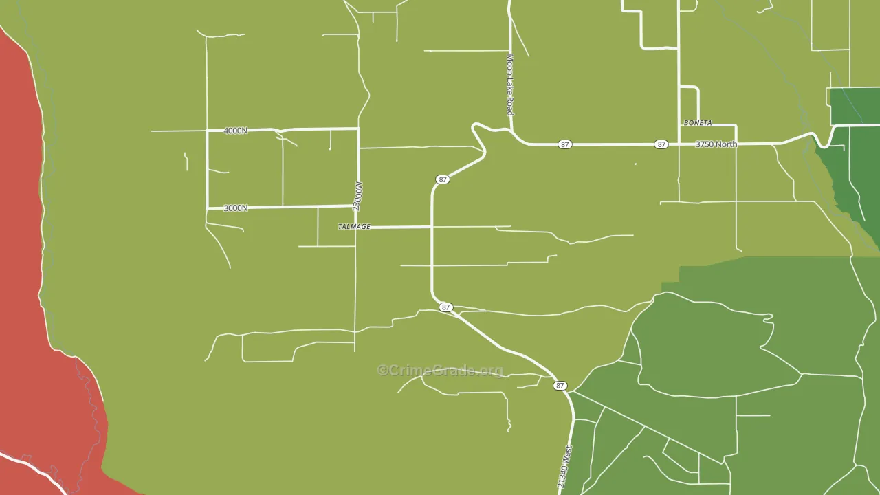 84073, UT Map of Vehicle Theft Rates