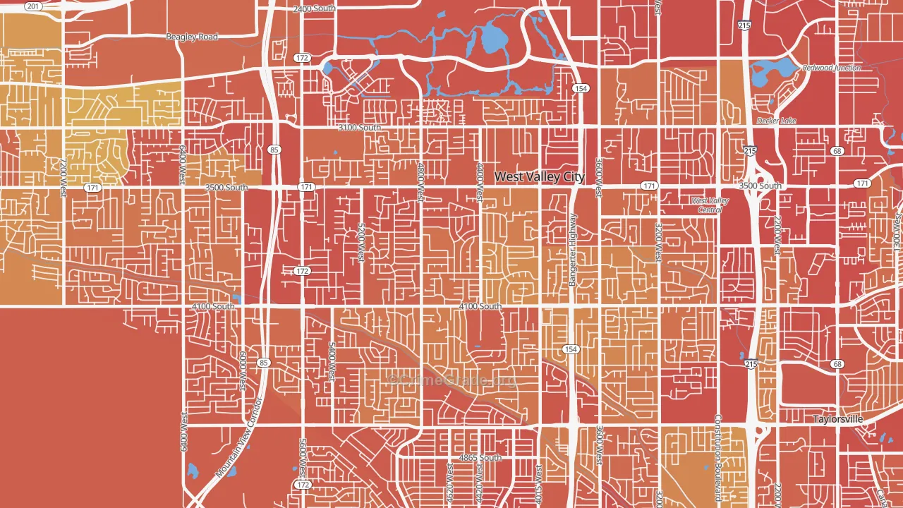 84120, UT Map of Vehicle Theft Rates