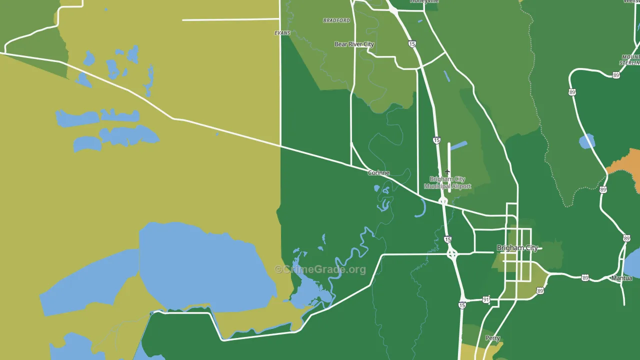 84307, UT Map of Vehicle Theft Rates