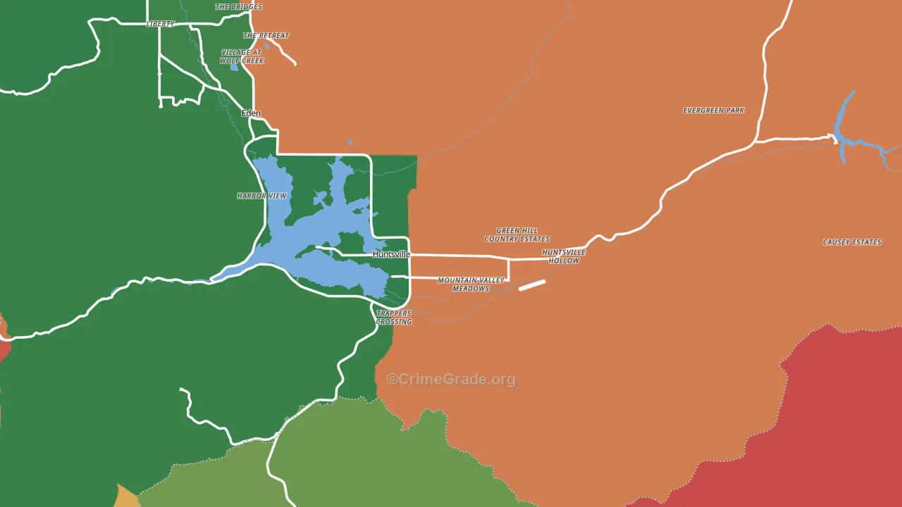 84317, UT Map of Vehicle Theft Rates