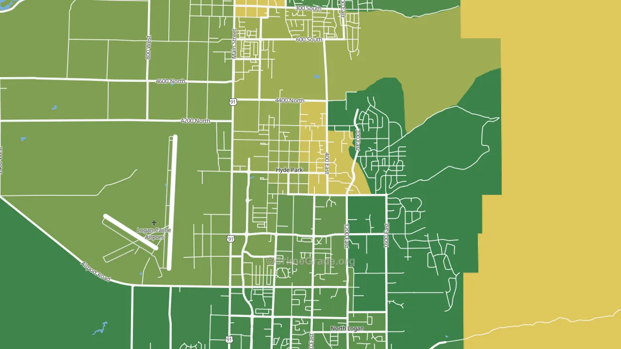 84318, UT Map of Vehicle Theft Rates