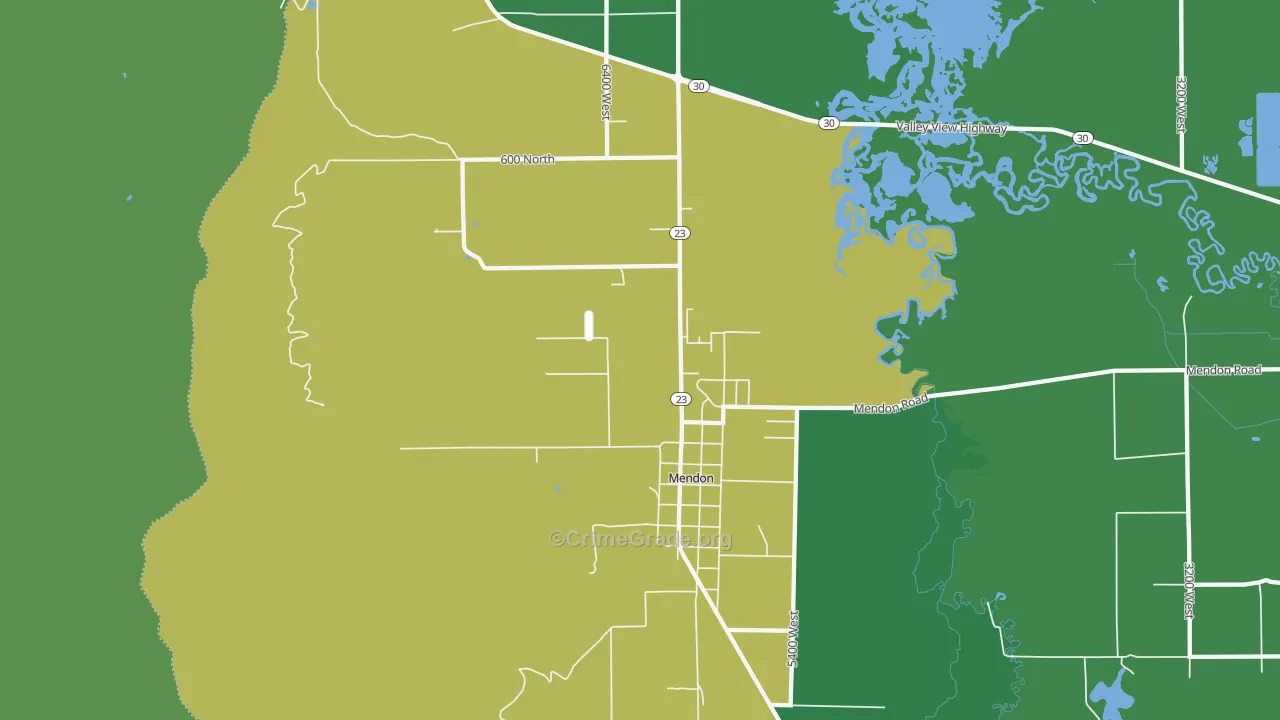 84325, UT Map of Vehicle Theft Rates