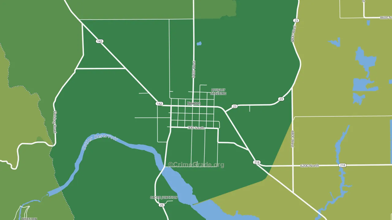 84327, UT Map of Vehicle Theft Rates