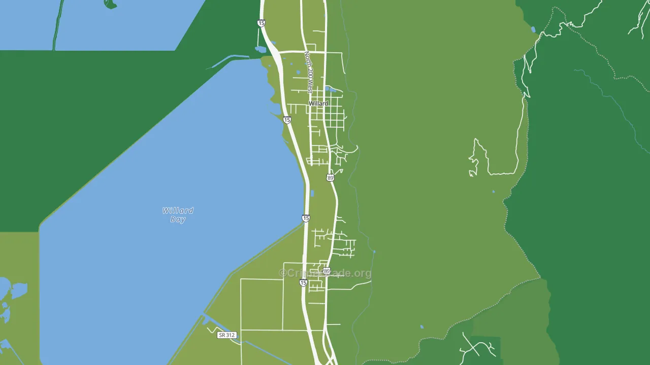 84340, UT Map of Vehicle Theft Rates