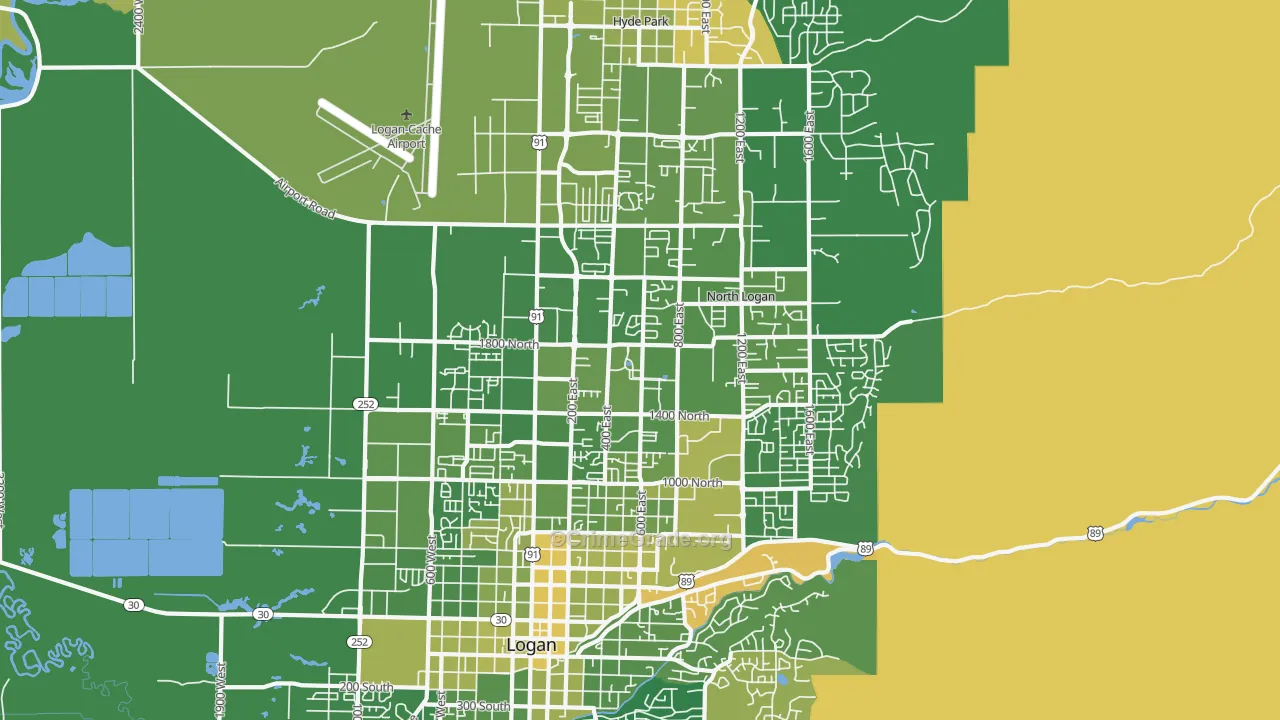 84341, UT Map of Vehicle Theft Rates
