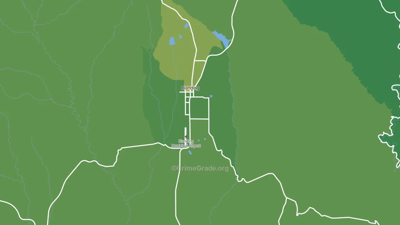 84511, UT Map of Vehicle Theft Rates