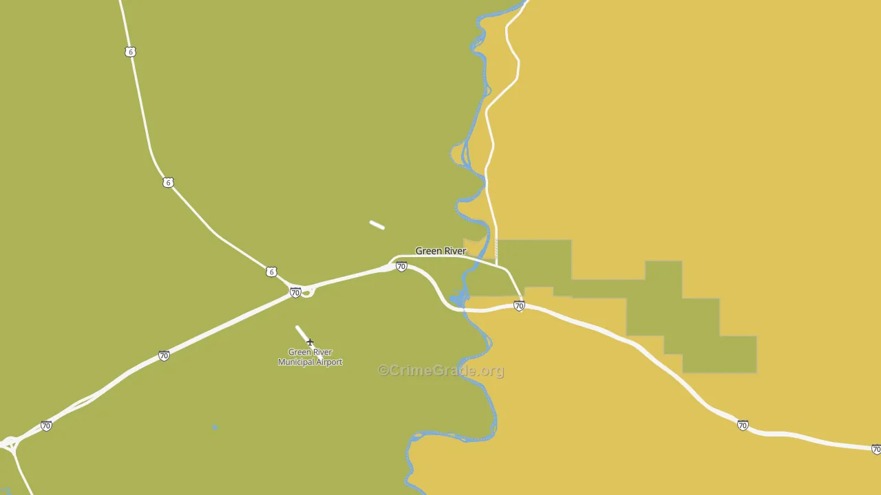 84525, UT Map of Vehicle Theft Rates