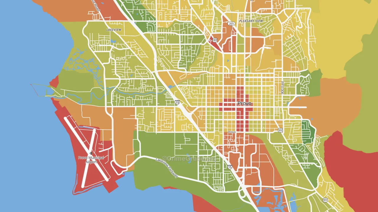 84601, UT Map of Vehicle Theft Rates