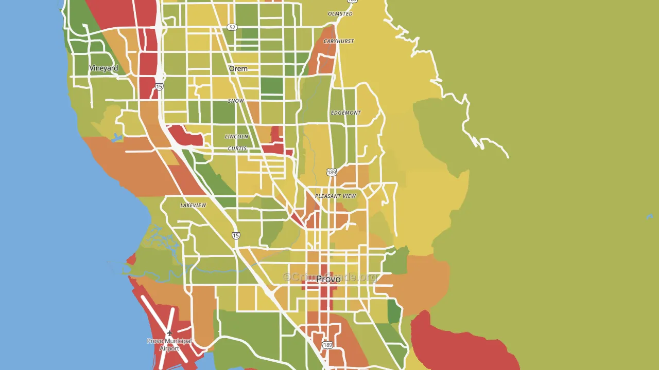 84604, UT Map of Vehicle Theft Rates