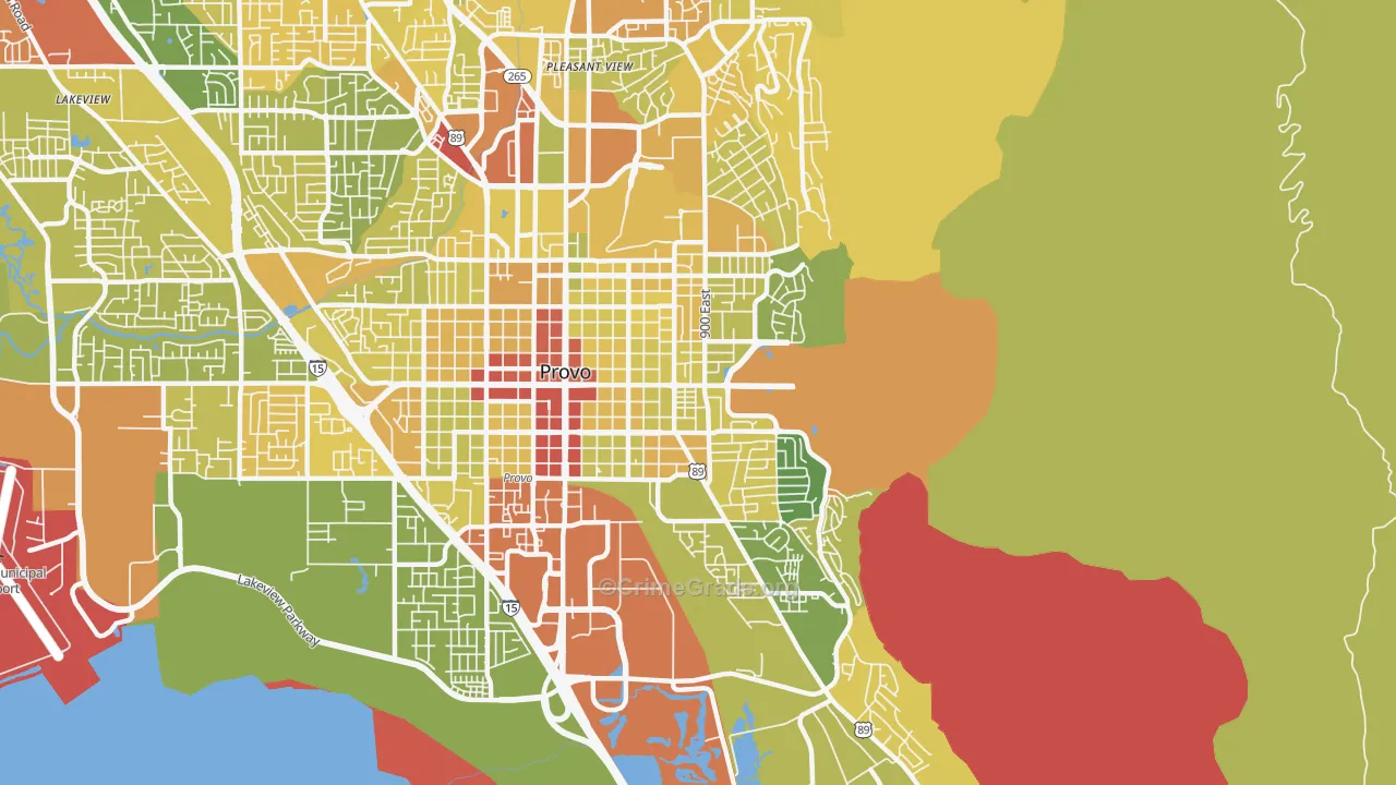 84606, UT Map of Vehicle Theft Rates
