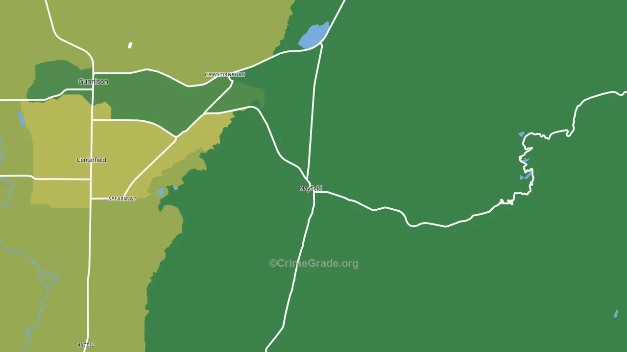 84643, UT Map of Vehicle Theft Rates