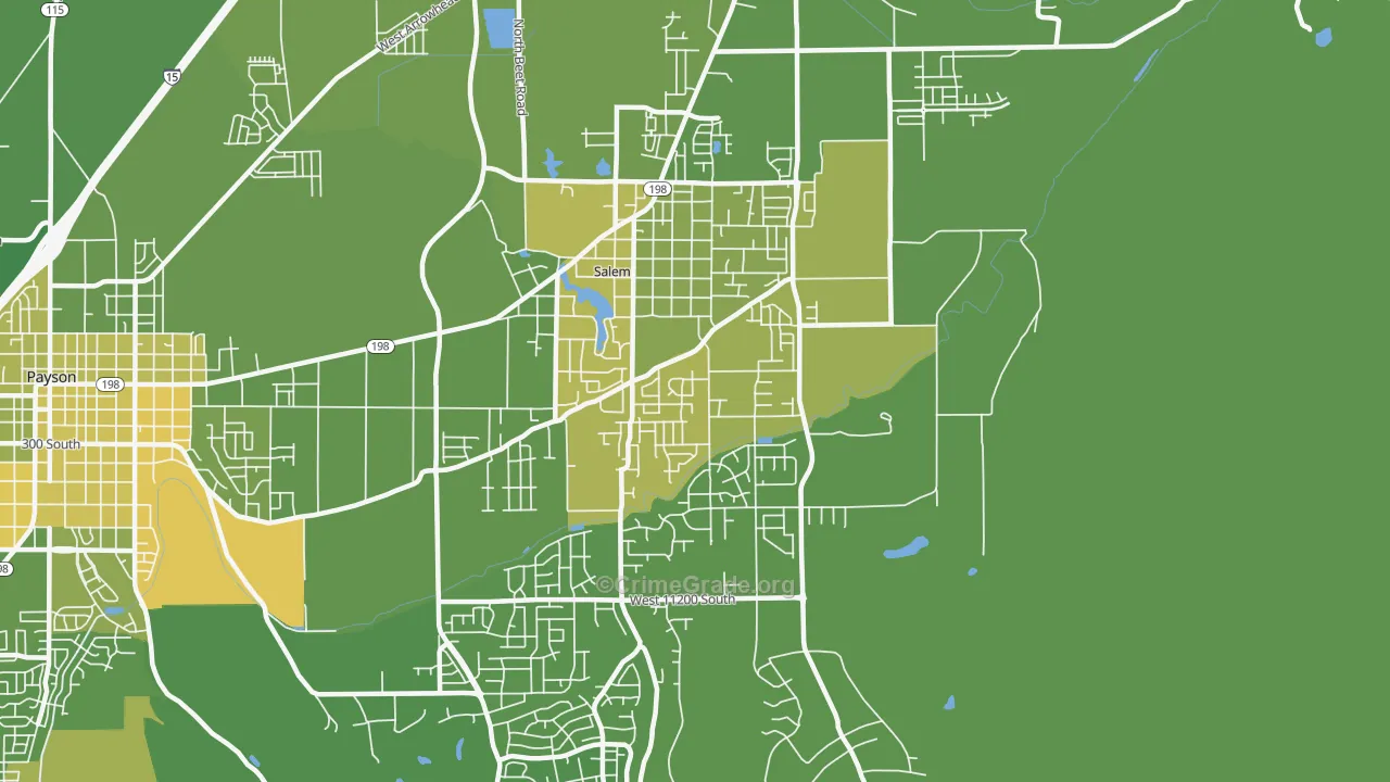 84653, UT Map of Vehicle Theft Rates
