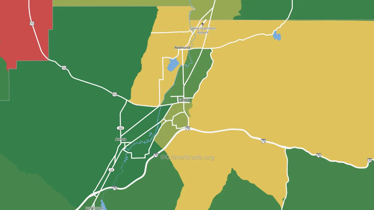 84654, UT Map of Vehicle Theft Rates