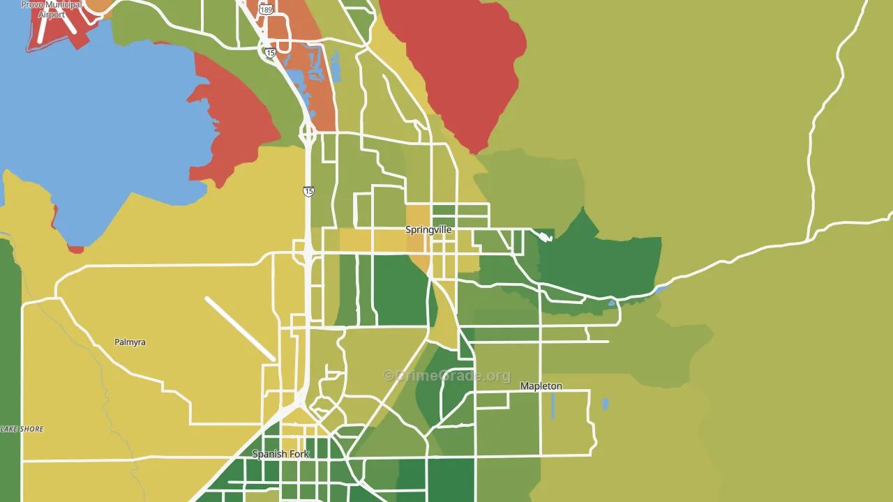 84663, UT Map of Vehicle Theft Rates