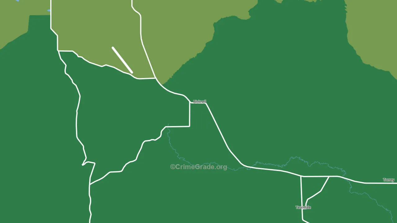 84715, UT Map of Vehicle Theft Rates