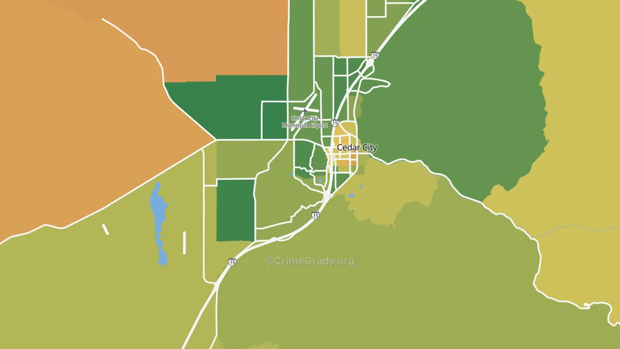 84720, UT Map of Vehicle Theft Rates
