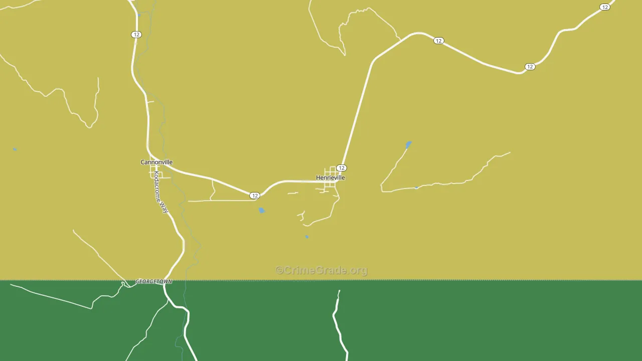 84736, UT Map of Vehicle Theft Rates