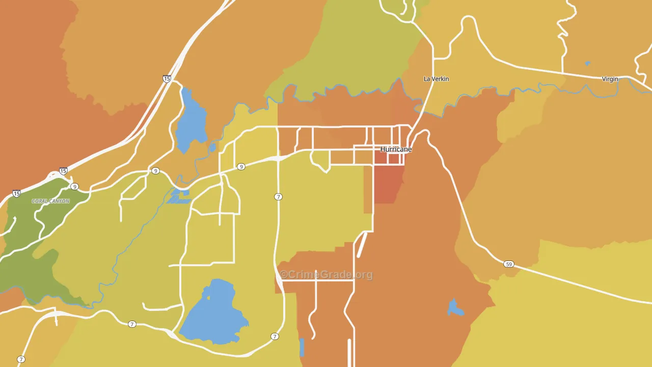 84737, UT Map of Vehicle Theft Rates