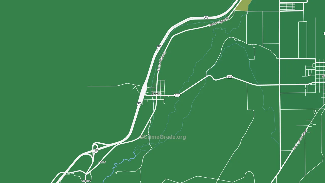 84739, UT Map of Vehicle Theft Rates