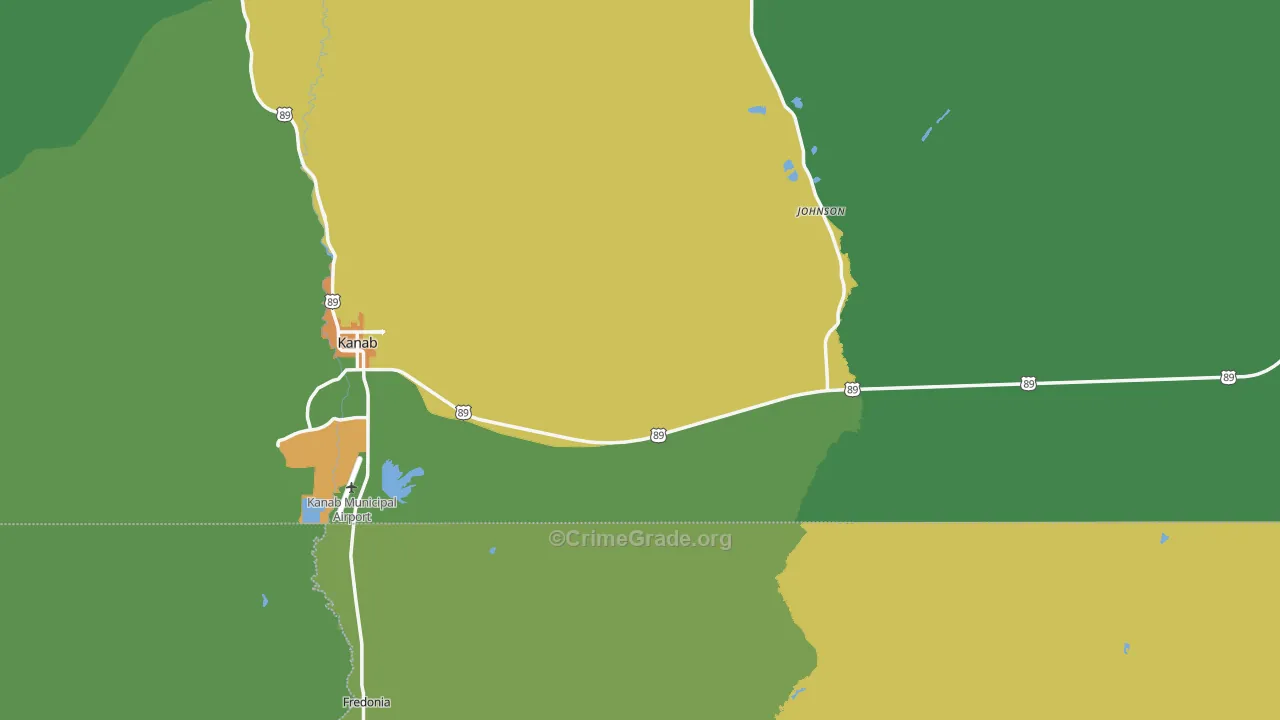 84741, UT Map of Vehicle Theft Rates