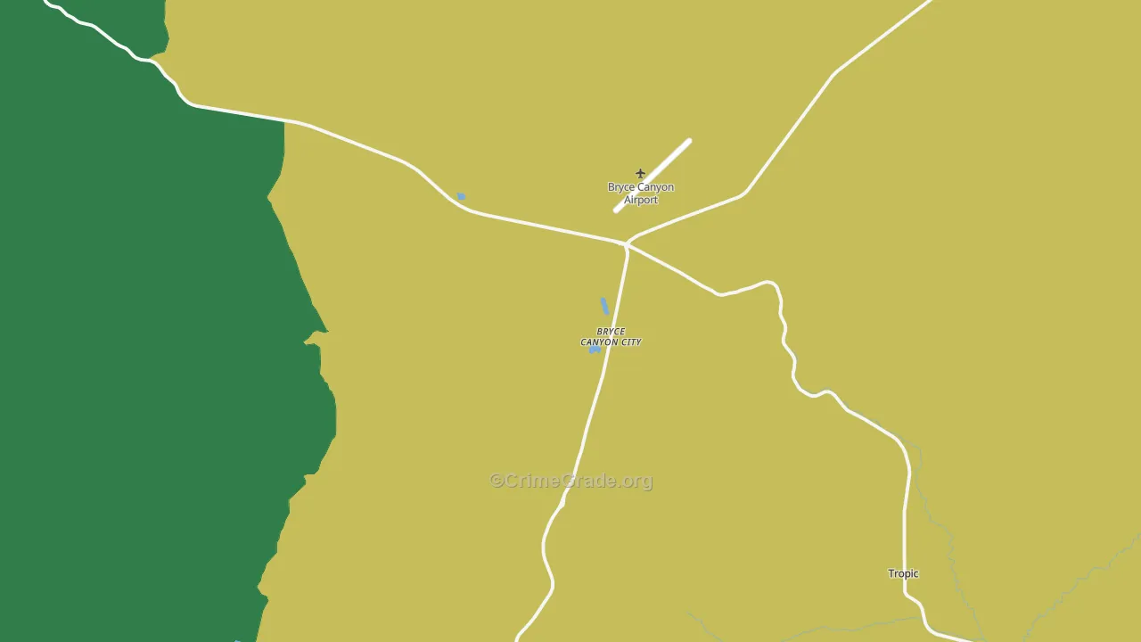 84764, UT Map of Vehicle Theft Rates