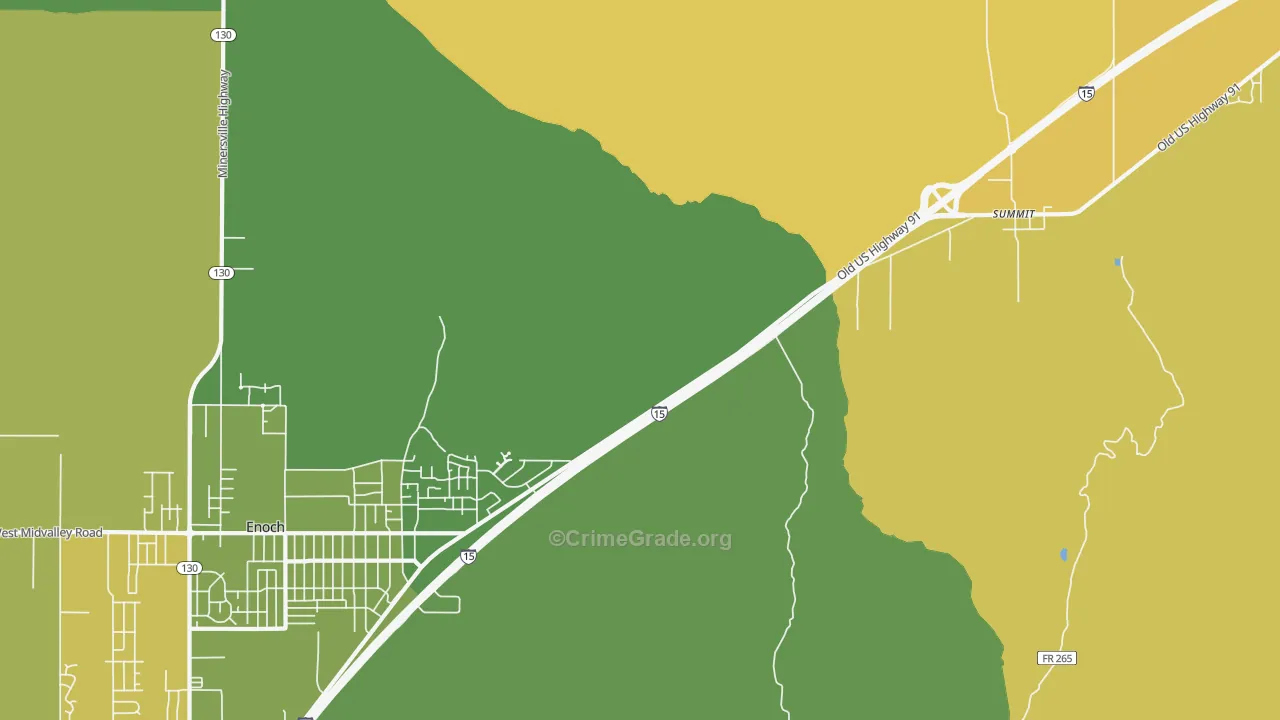 84772, UT Map of Vehicle Theft Rates