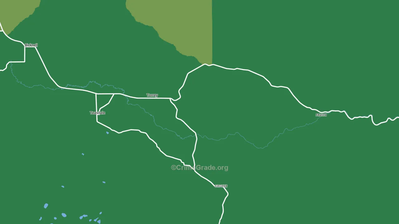 84775, UT Map of Vehicle Theft Rates