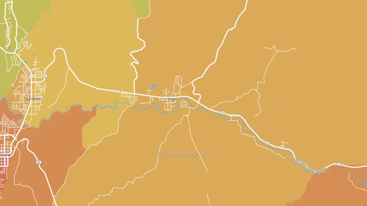 84779, UT Map of Vehicle Theft Rates