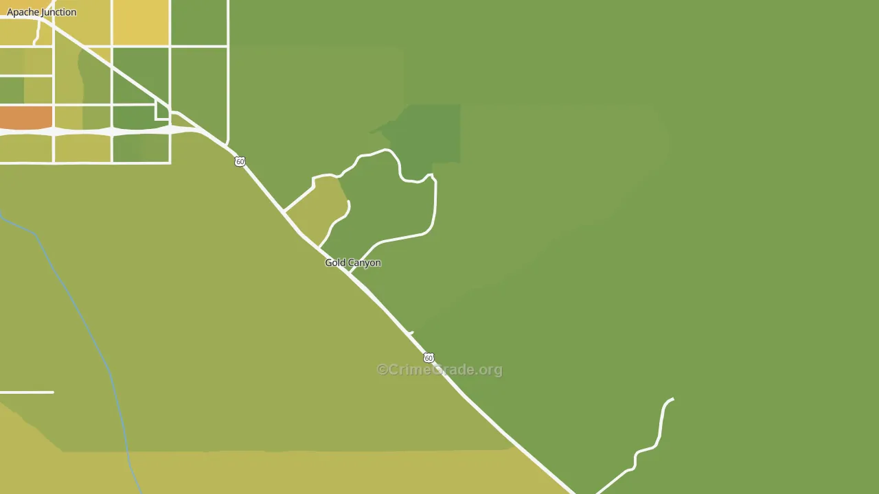 85118, AZ Map of Vehicle Theft Rates