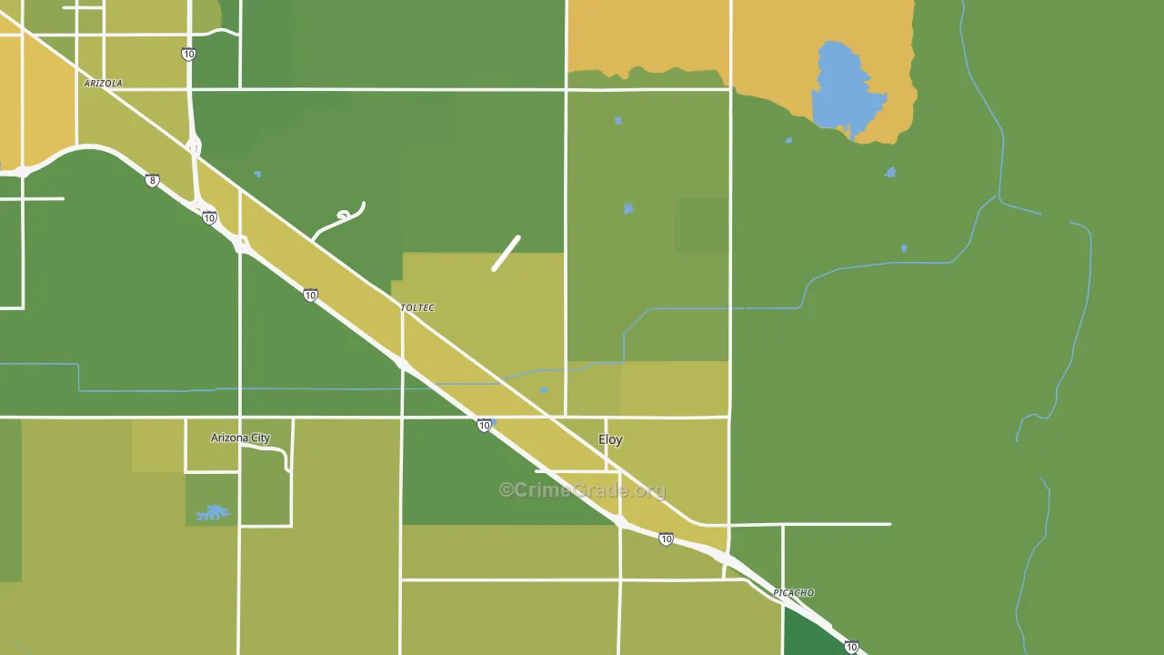 85131, AZ Map of Vehicle Theft Rates