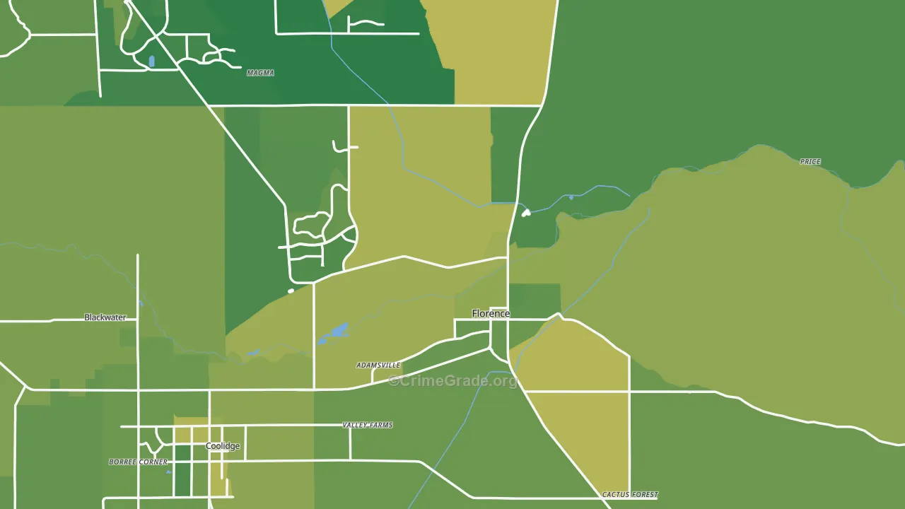 85132, AZ Map of Vehicle Theft Rates