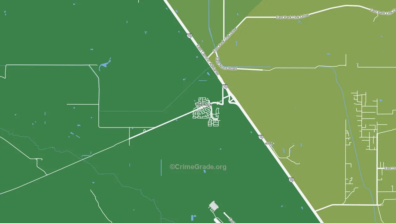 85145, AZ Map of Vehicle Theft Rates